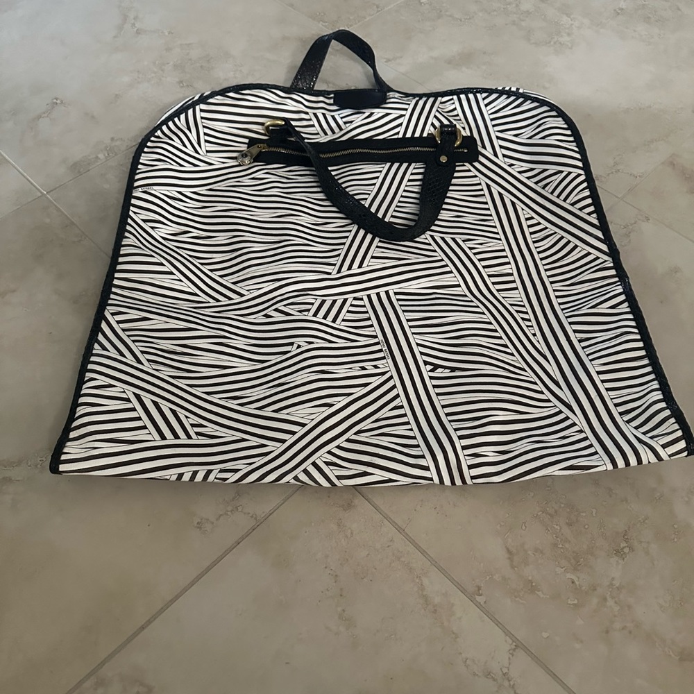 Henri Bendel Disturbed Stripe Garment Bag